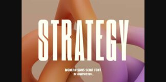 Strategy Font Poster 1