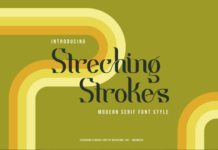 Streching Strokes Fonts