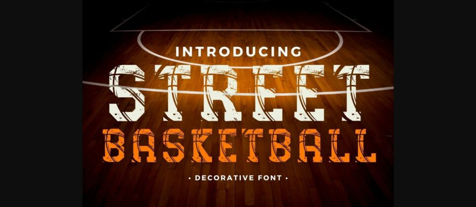 Street Basketball Font Poster 1