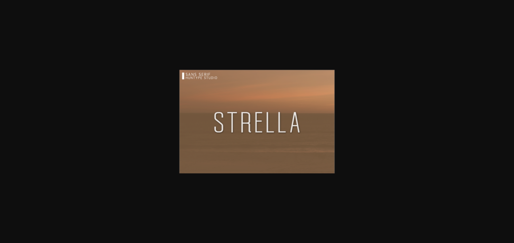 Strella Font Poster 1