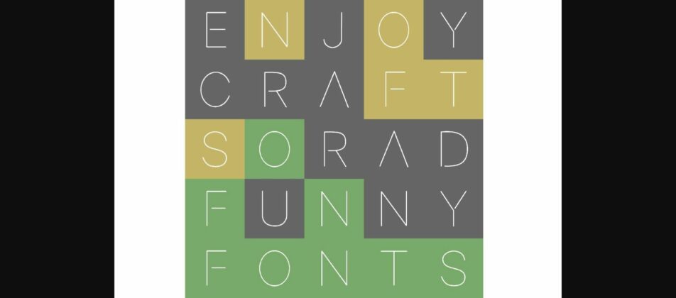 String Font Poster 6