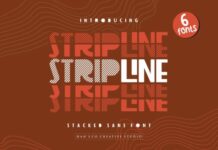 Stripline Font