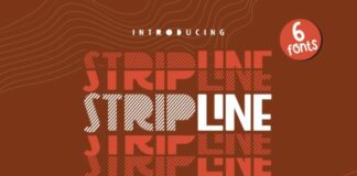 Stripline Font