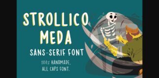 Strollico Meda Font Poster 1