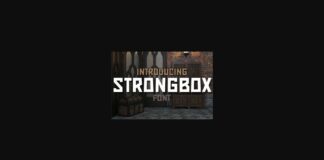 Strongbox Font Poster 1