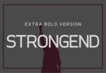 Strongend Extra Bold Font