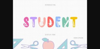 Student Font Poster 1