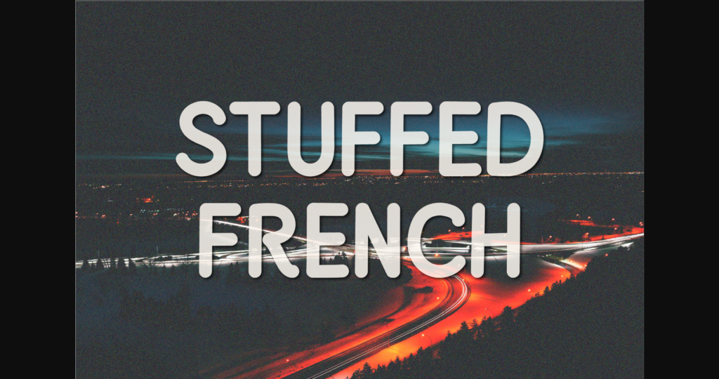 Stuffed French Font - Font Canyon