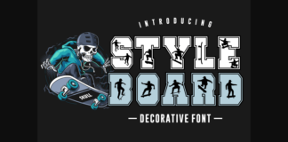 Style Board Font Poster 1