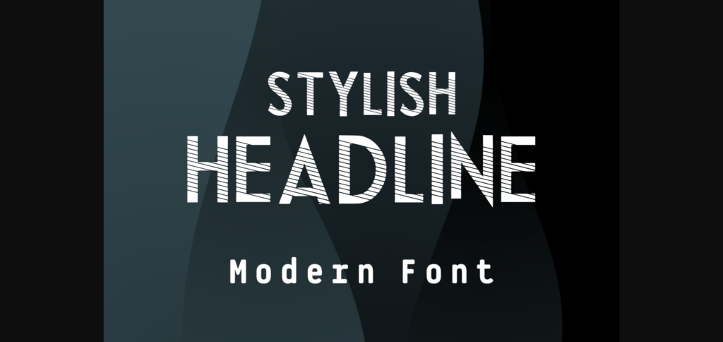 Stylish Headline Font Poster 4