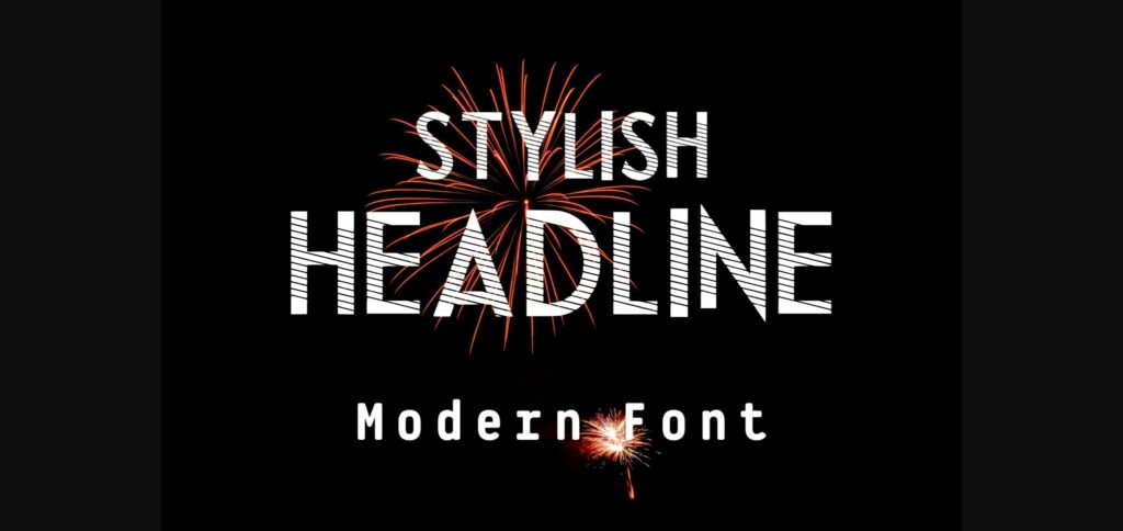 Stylish Headline Font Poster 5