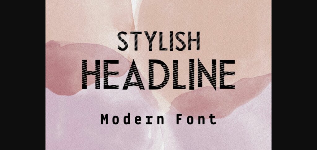 Stylish Headline Font Poster 7