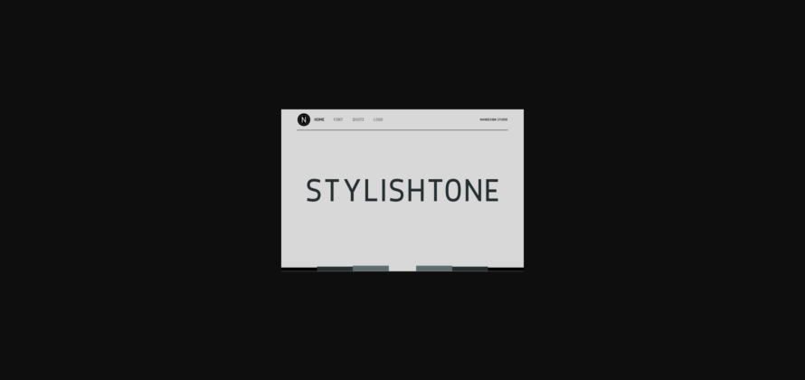 Stylishtone Font Poster 1