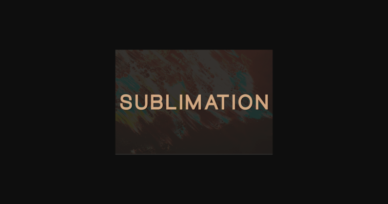 Sublimation Font Poster 1