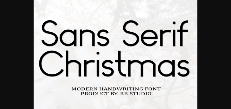 Subline Christmas Font Poster 6