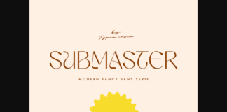 Submaster Font Poster 1