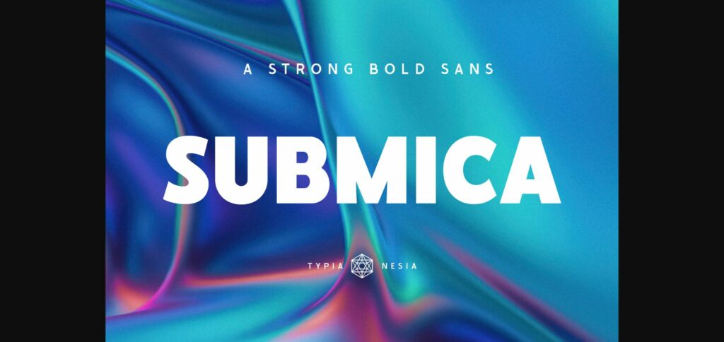 Submica Font Poster 3