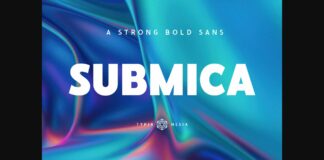 Submica Font Poster 1