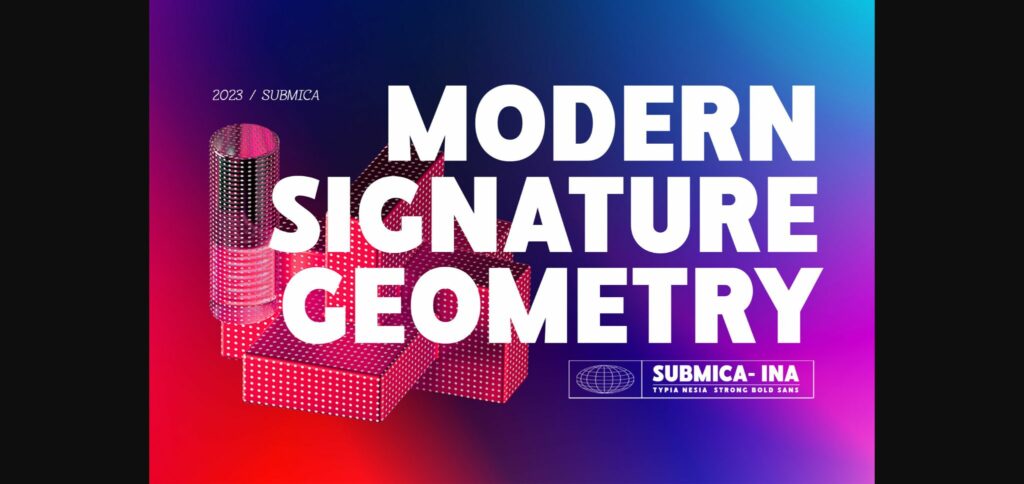 Submica Font Poster 6