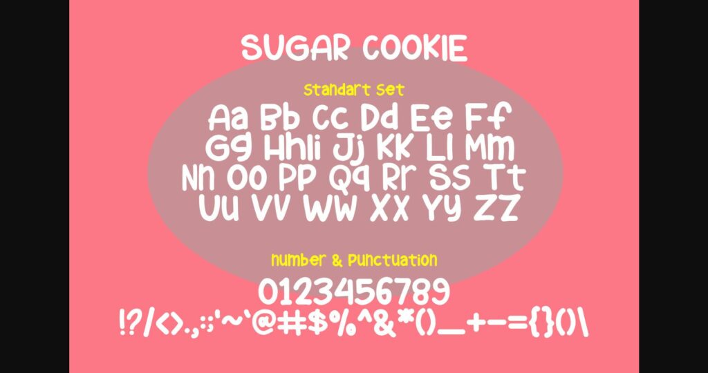 Sugar Cookie Font Poster 4