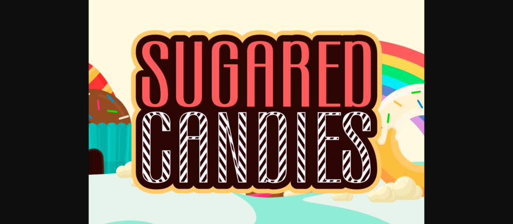 Sugared Candies Font Poster 3