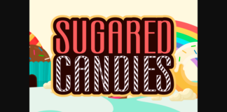 Sugared Candies Font Poster 1