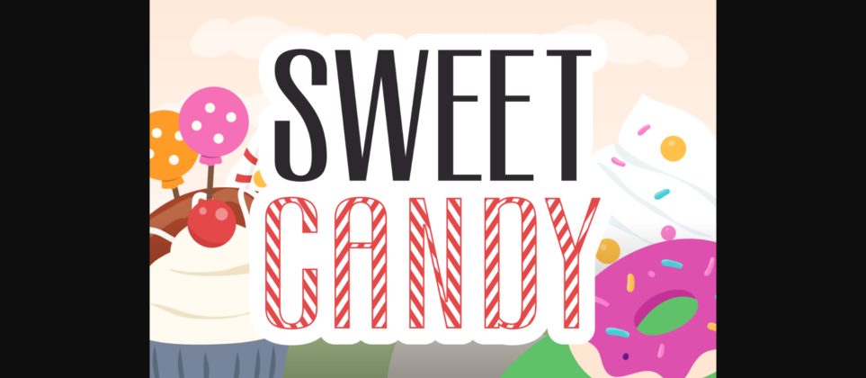 Sugared Candies Font Poster 4