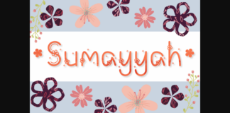 Sumayyah Font Poster 1