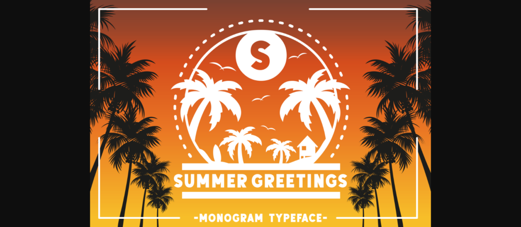 Summer Greetings Font Poster 3