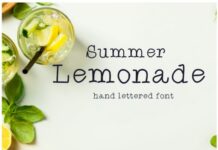 Summer Lemonade Fonts