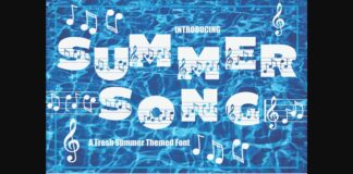 Summer Song Font Poster 1