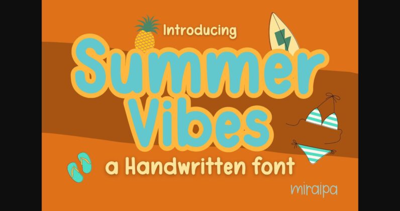 Summer Vibes Font Poster 1