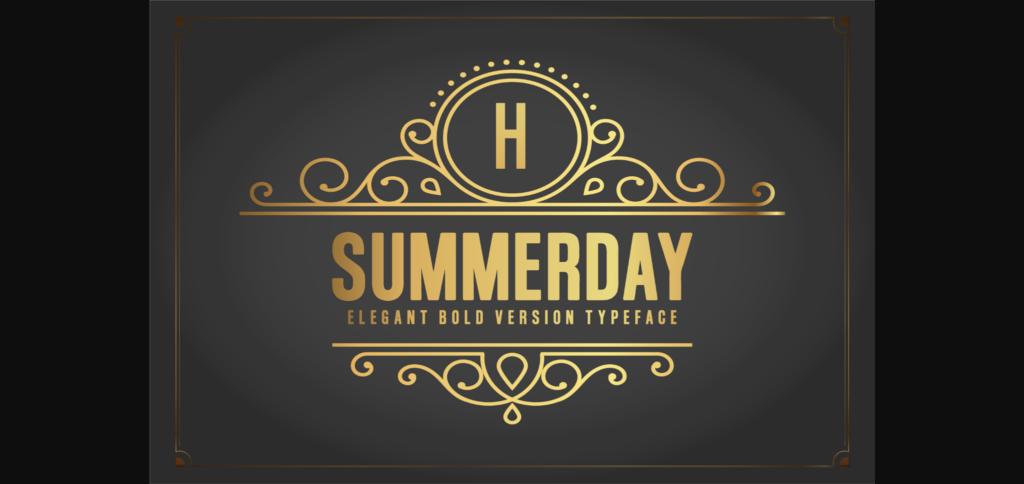 Summerday Bold Font Poster 3