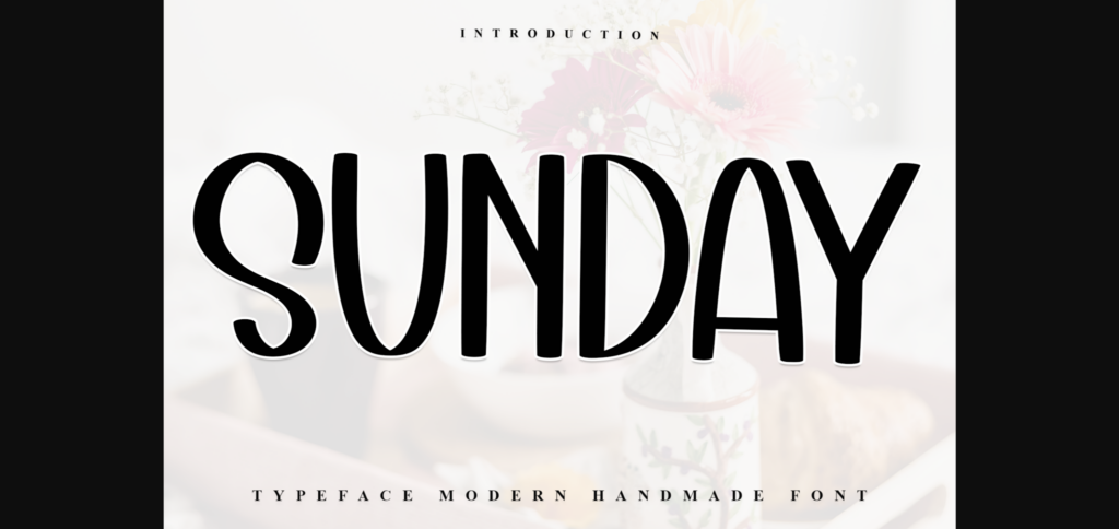 Sunday Font Poster 1