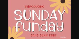 Sunday Funday Font Poster 1