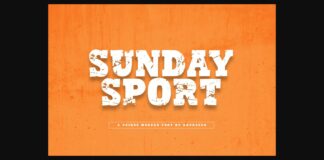 Sunday Sport Font Poster 1