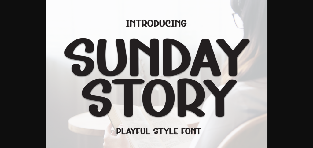 Sunday Story Font Poster 3