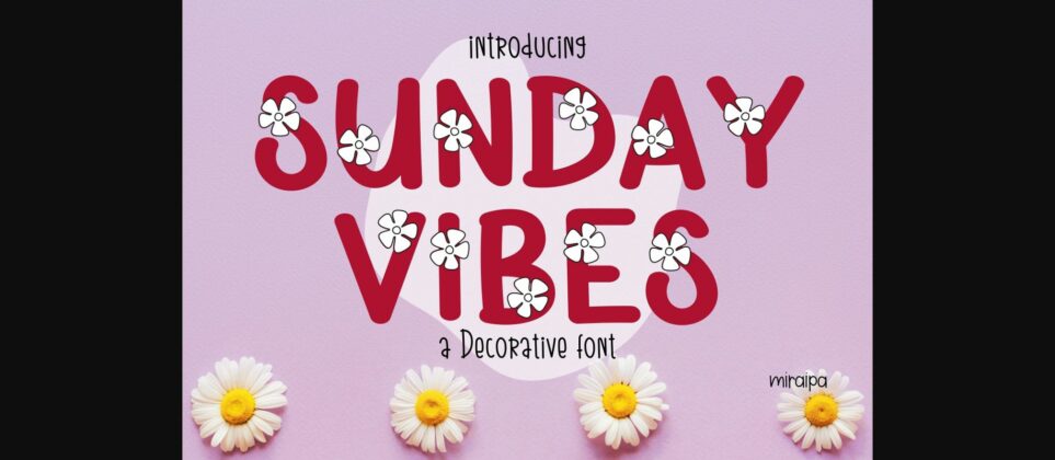 Sunday Vibes Font Poster 3