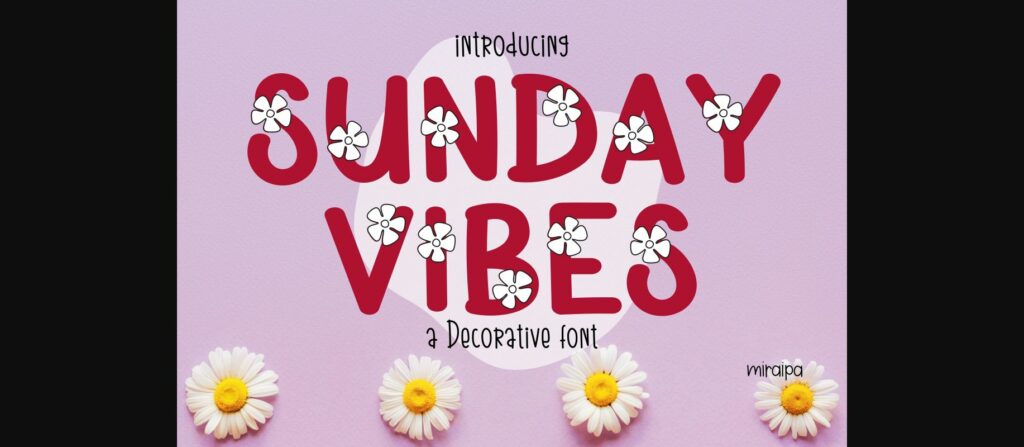 Sunday Vibes Font Poster 1