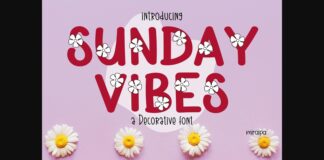 Sunday Vibes Font Poster 1