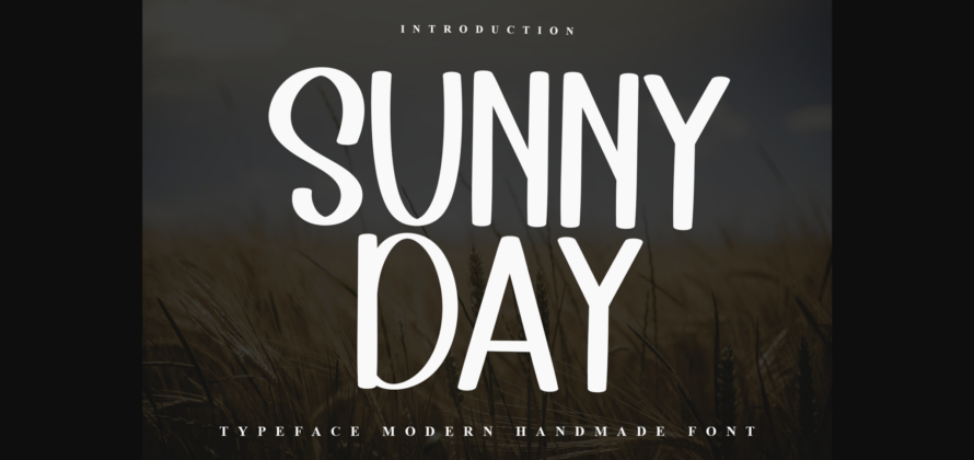 Sunny Day Font Poster 3