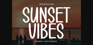 Sunset Vibes Font Poster 1