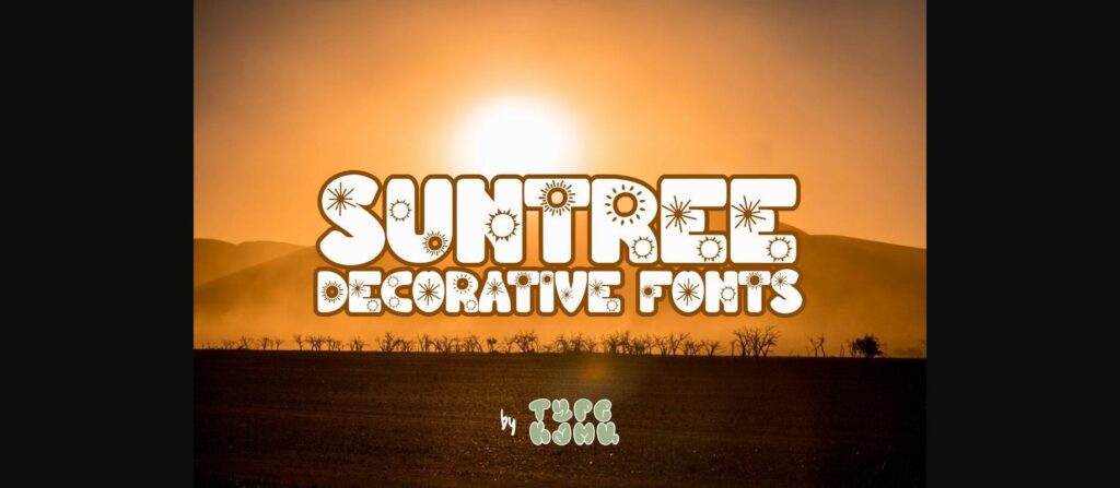 Suntree Font Poster 3