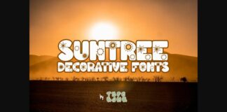 Suntree Font Poster 1