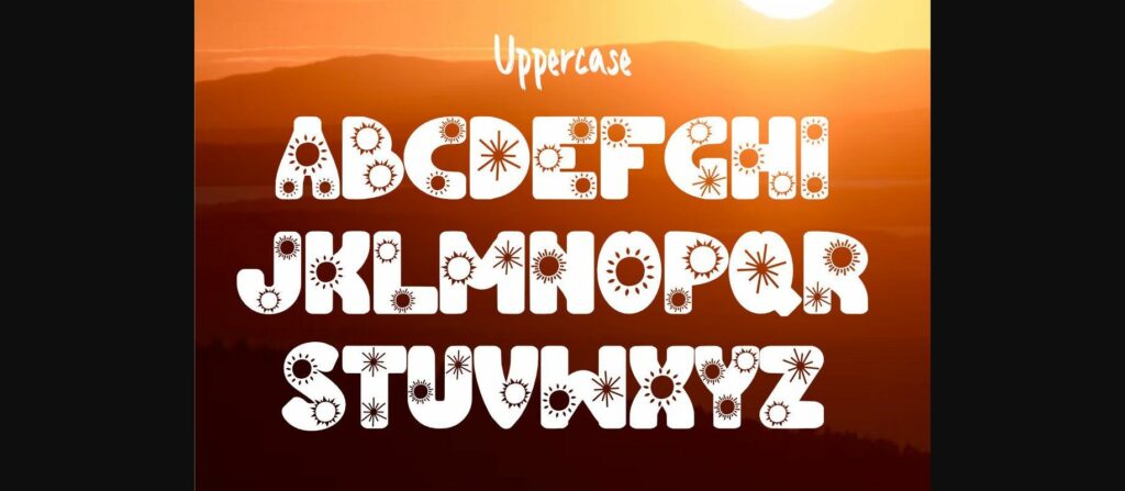 Suntree Font Poster 5