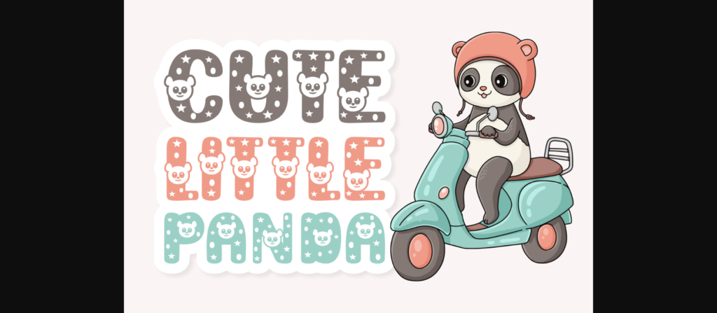 Super Cutes Font Poster 5