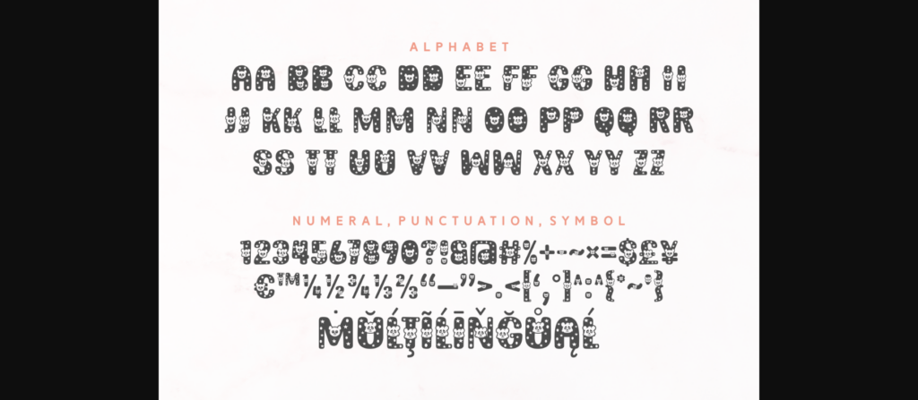 Super Cutes Font Poster 7