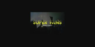 Super Fans Font Poster 1