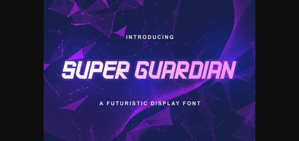 Super Guardian Font Poster 1