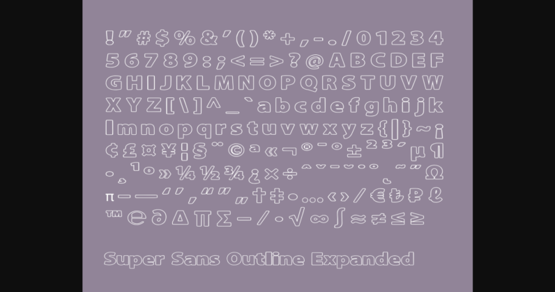 Super Sans Font Poster 9